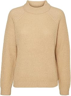 VERO MODA Vmlea LS Highneck Blouse Noos Maglione Donna