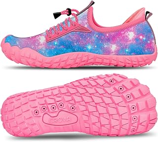 CROVA Kids Water Sports Shoes Ultra Light Totally Drainage Quick-Dry Aqua Socks Barefoot Slip-on for Boys Girls Toddler