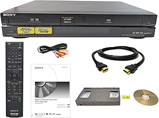 Sony VHS to DVD Recorder VCR Combo w/Remote, HDMI