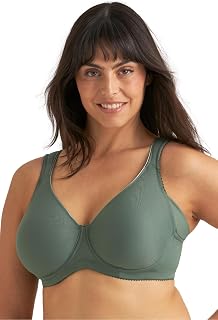 Miss Mary of Sweden Tshirt Bra for Women - Seamless Bra, Supportive Everyday Bra, Full Coverage, Non-Padded Underwire, Comfortable Fit