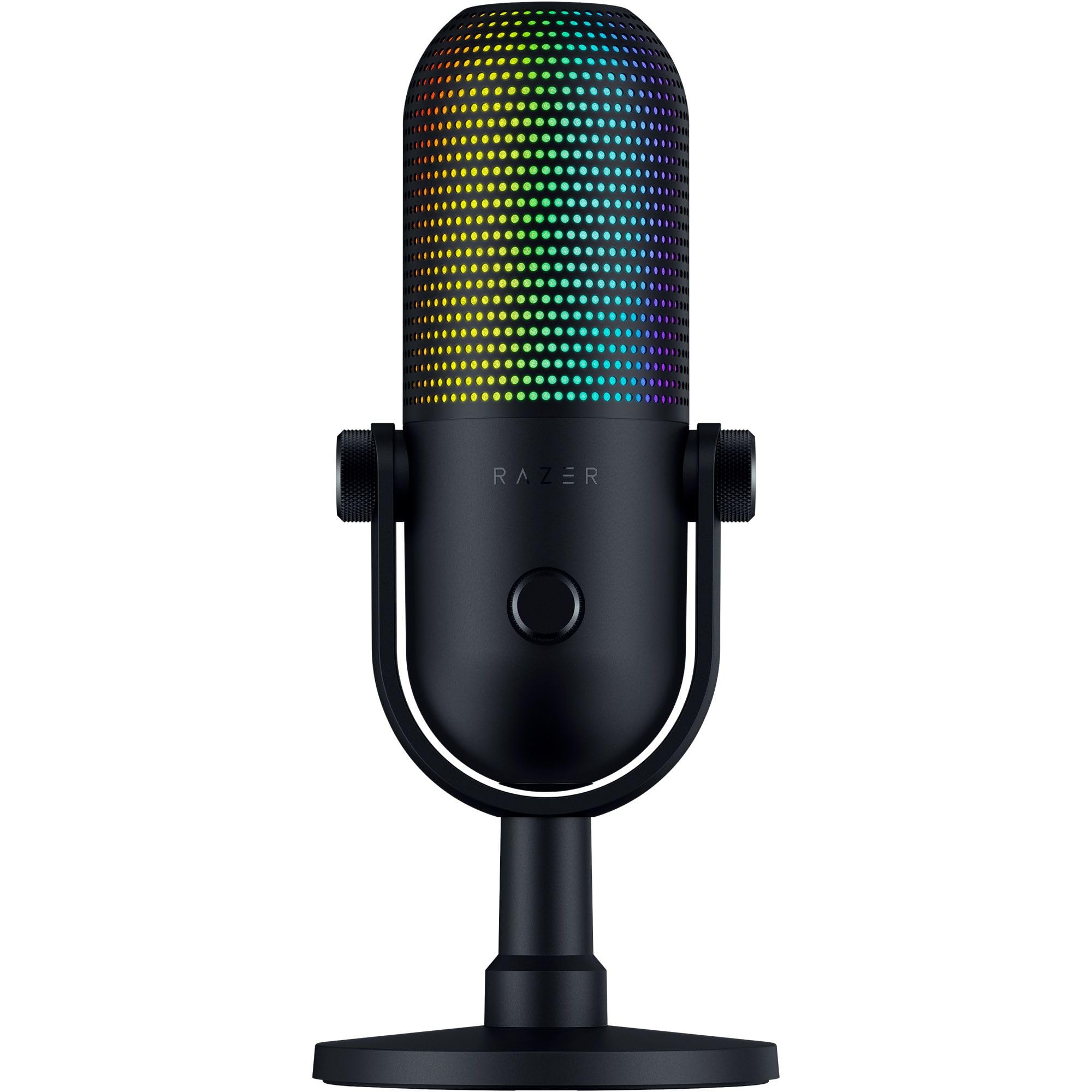 Razer Seiren V3 Chroma RGB USB Microphone: Stream & Game Reactive Lighting - Tap