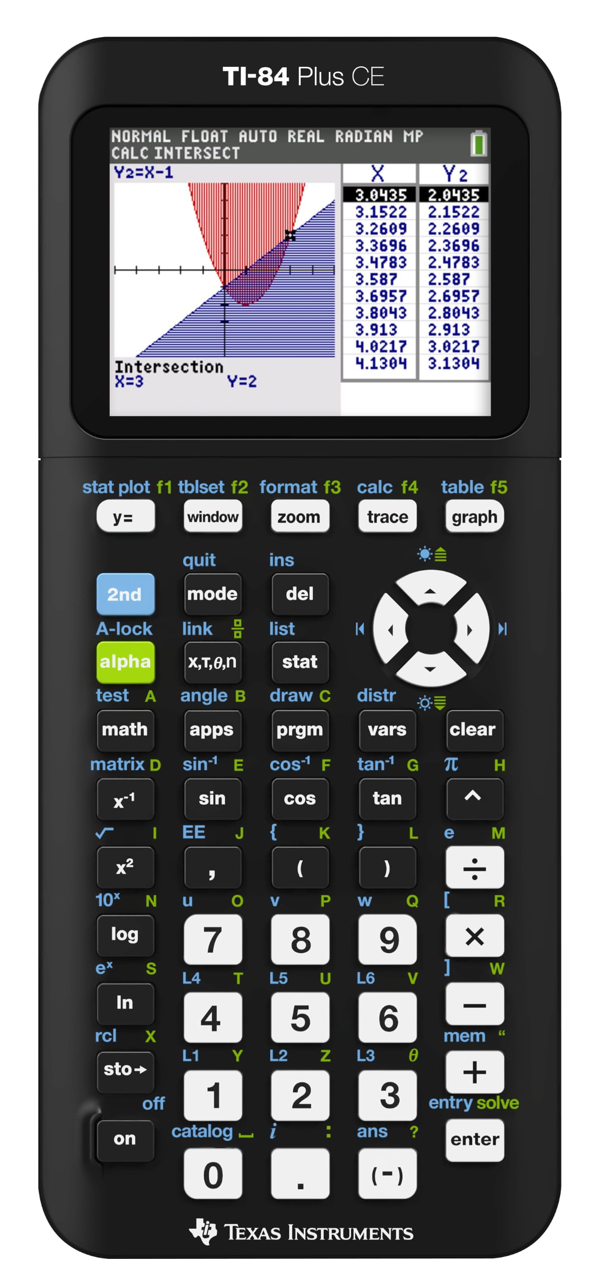 Texas Instruments TI-84 Plus CE Color Graphing Calculator, Black | Computer vers