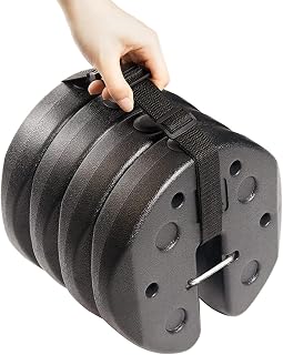 ABCCANOPY 27LBS Easy Canopy Weights with Lock Design,4 Pack | 100% Locked in Place Wind Resistance Pre-filled Recyclable Materials