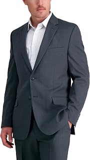 Haggar Men's Travel Performance Stria Tic Tailored Fit Suit Separate Coat Business Suit Jacket