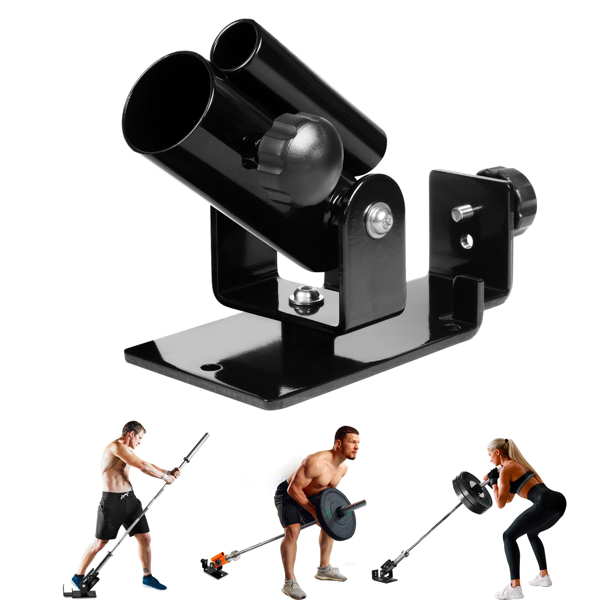 Yes4All Deluxe T-Bar Row - Landmine Attachment - Landmine Base – 2 Options: Plat