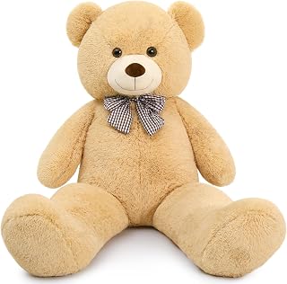 MaoGoLan 47 Inch Giant Teddy Bear, Big Stuffed Animal Plush Toy Gift | A heartwarming way to show love and care on birthdays, baby showers, Christmas, Valentine’s Day, and anniversaries