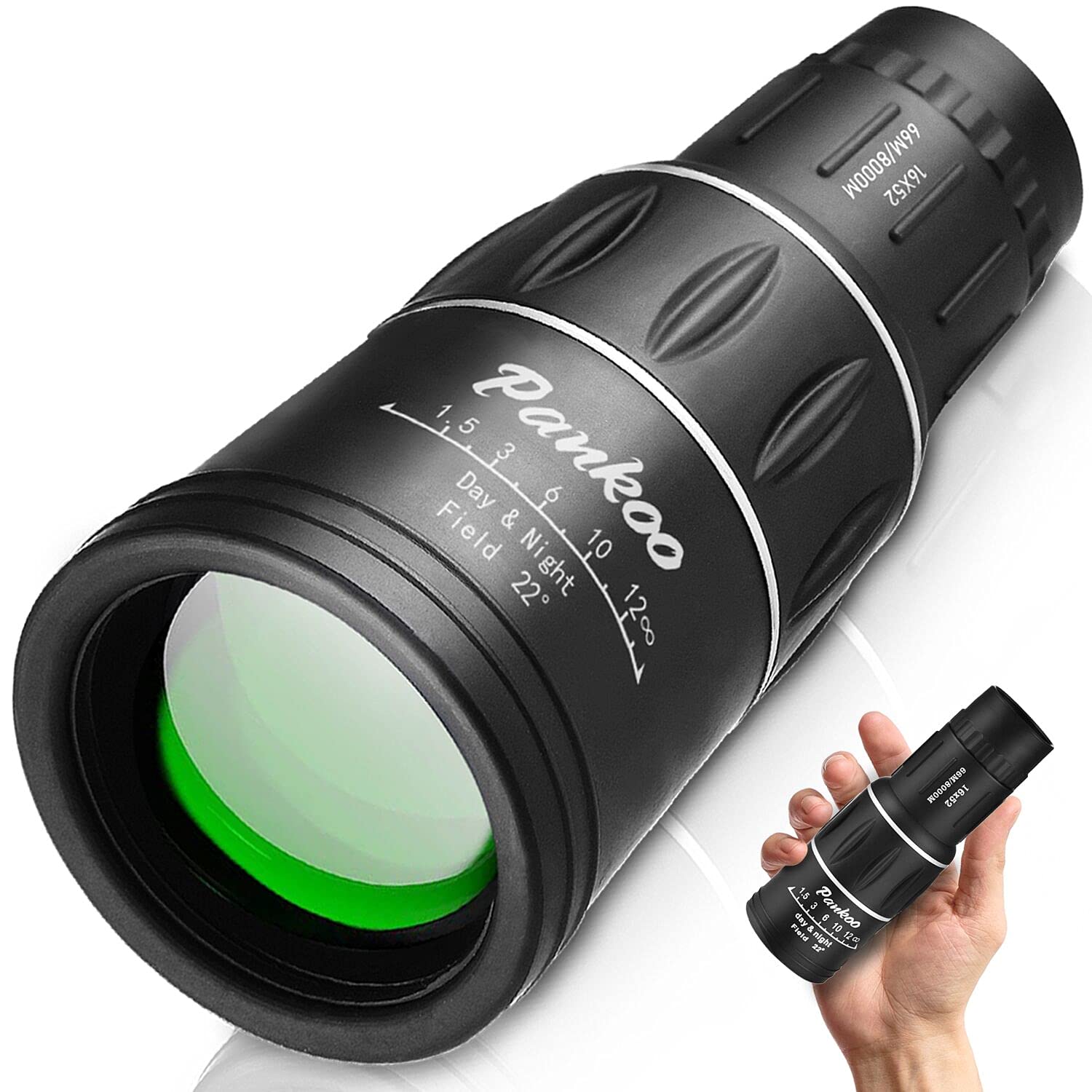 Monocular Telescope High Power 16X52, 2026 Power Prism Compact Monoculars for Ad