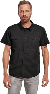 Brandit Men's Roadstar Shirt Black/Blue