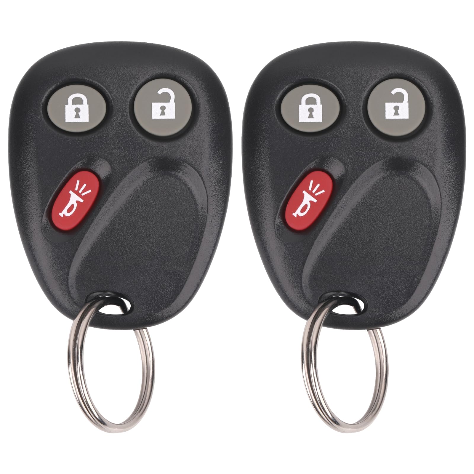 Vurkcy Keyless Entry Remote Key Fob Compatible with Chevy Tahoe Suburban Silvera