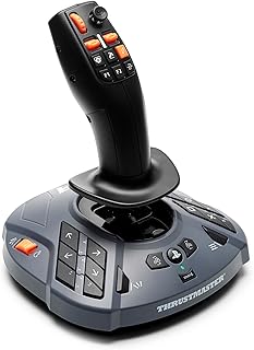 Thrustmaster SimTask FarmStick - Multifunction Joystick - PS5 & PC | 3-Axis Joystick, Plug & Play in Farming Simulator 25, 33 action buttons, Hand throttle, Hall Effect sensors