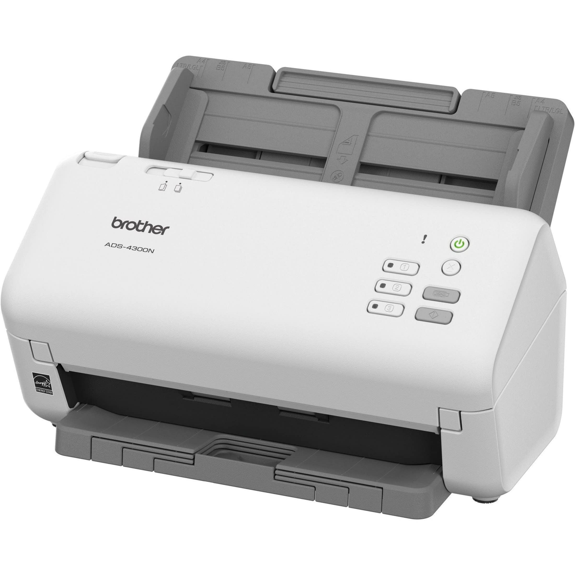 Brother ADS-4300N Professional Desktop Scanner with Fast Scan Speeds, Duplex, an