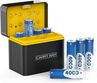 4000mWh Rechargeable AA Lithium Batteries with Charger for Blink Camera