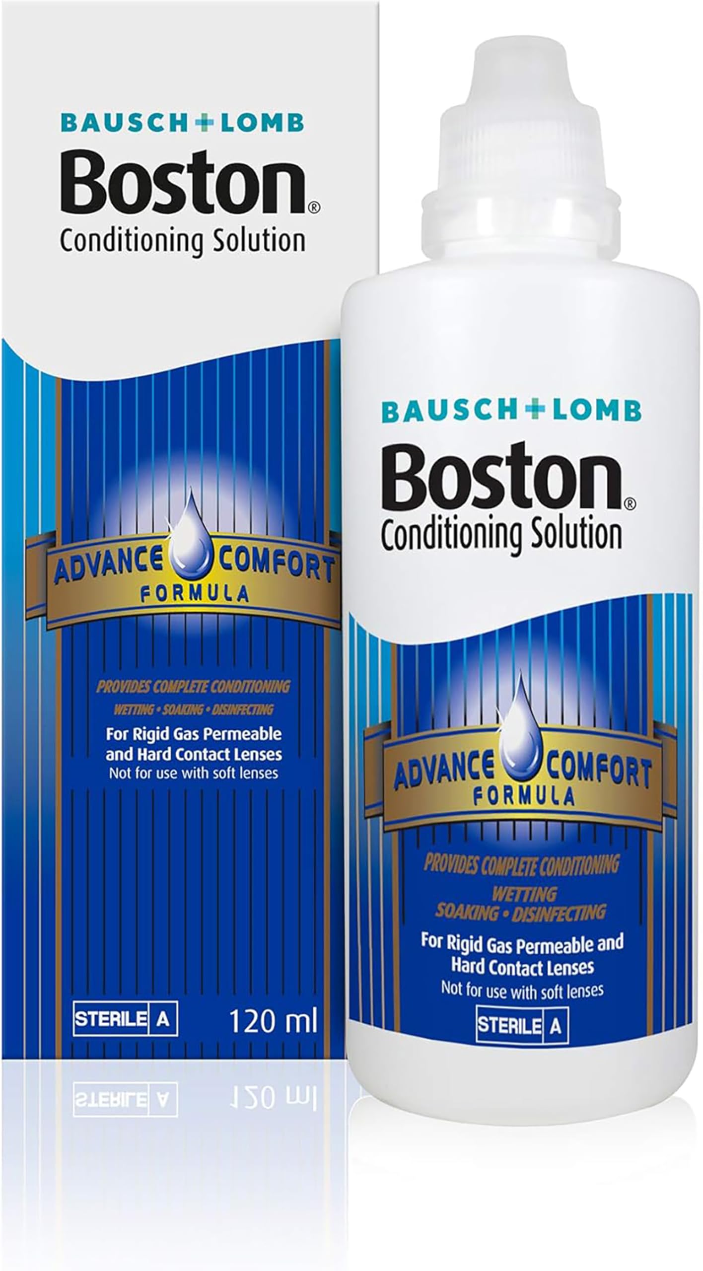 Boston Advance Conditioning Solution, for RGP Lenses, 1 x 120 ml | Bausch + Lomb