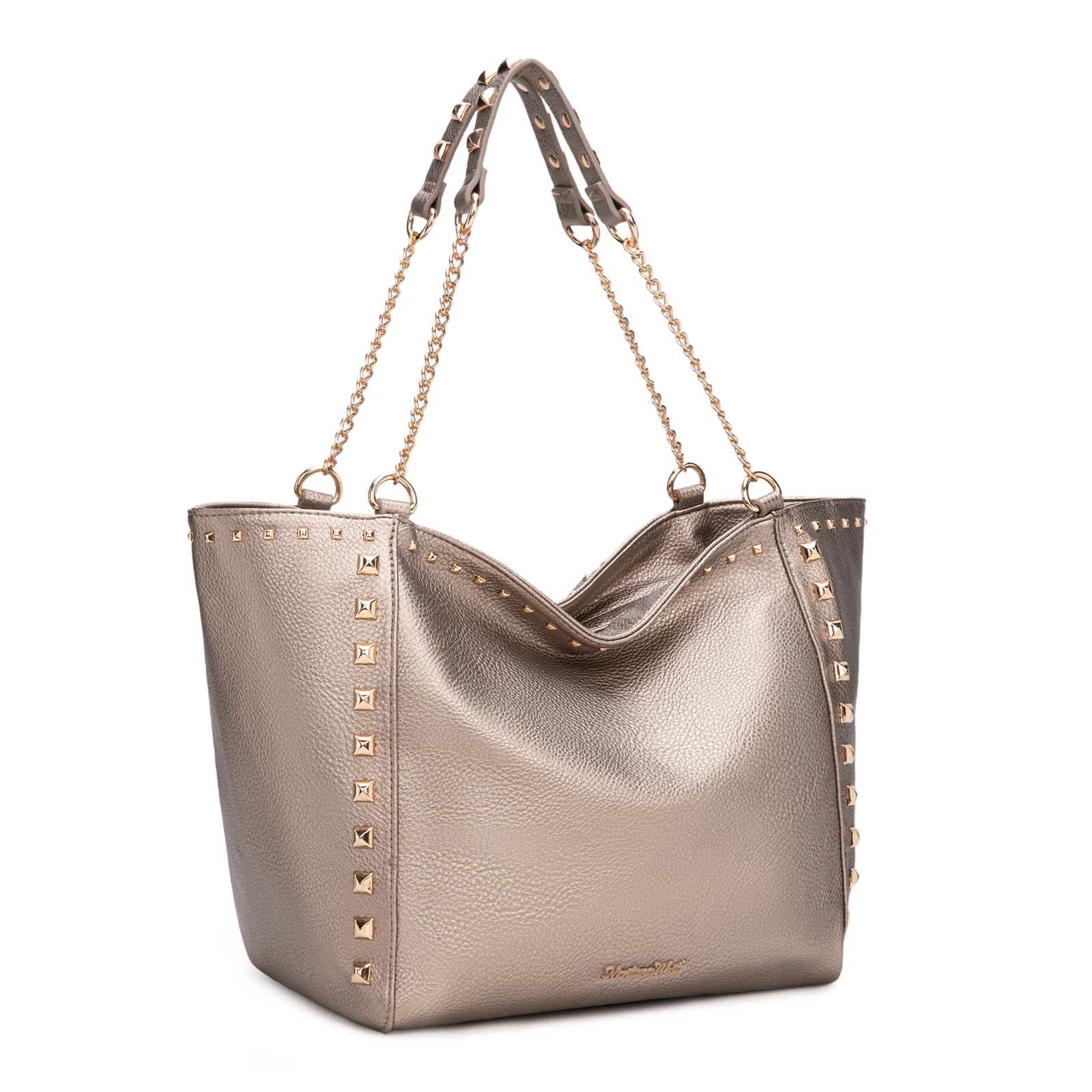 Montana West Large Tote Bag for Women Oversized Shoulder Purses with Chain Handb