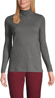 Lands' End Women's Supima Cotton Turtleneck