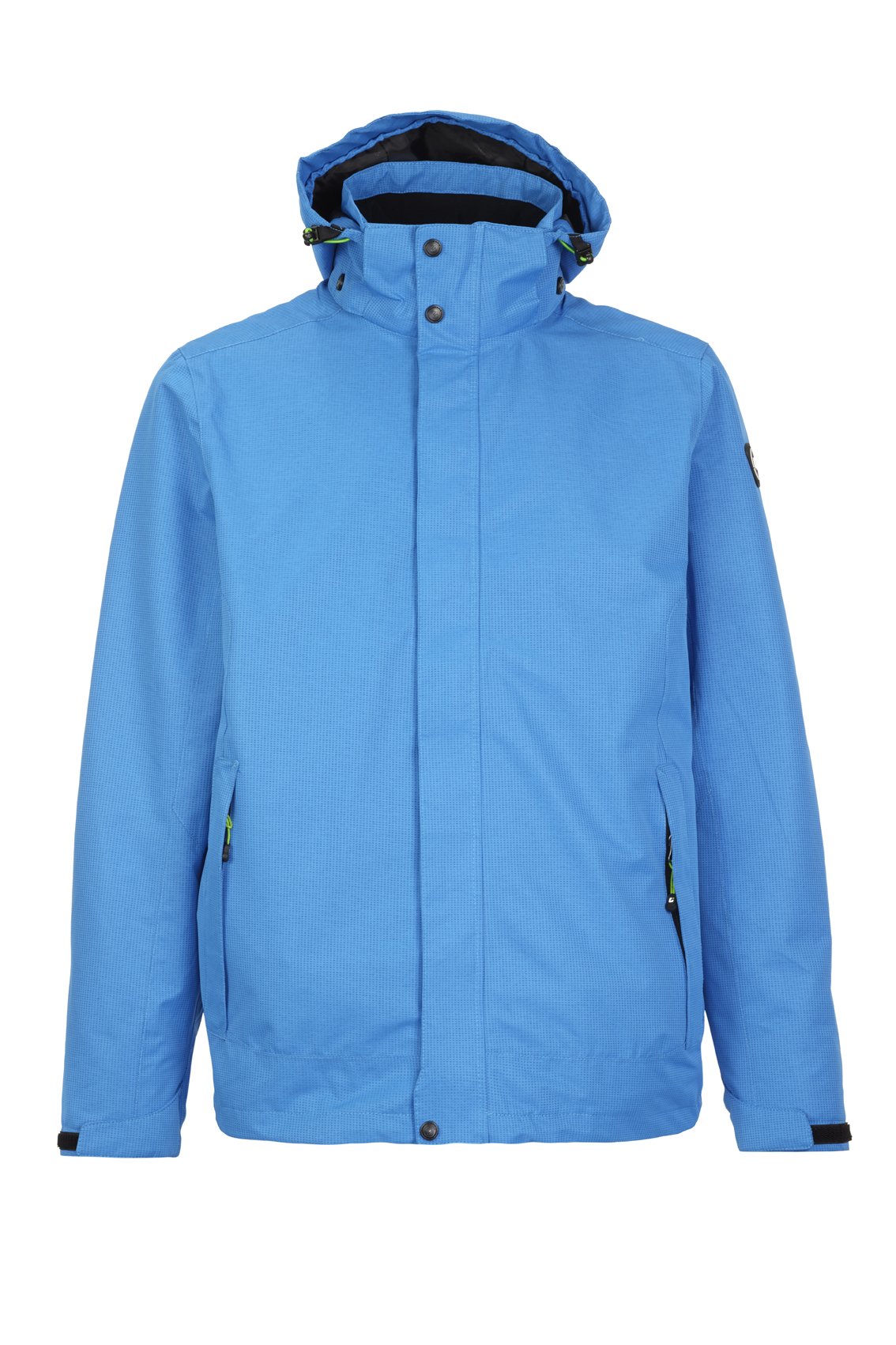 Killtec Xenios Men's Rain Jacket with Zip Hood