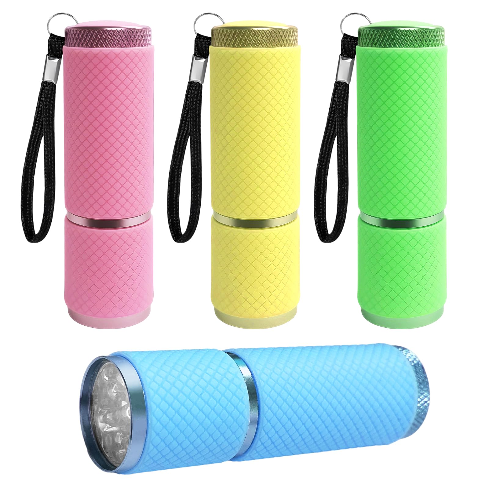ZynoMUCH Small Torch, 4 Pack Mini Torches Battery Powered, Flashlight-Torch Supe
