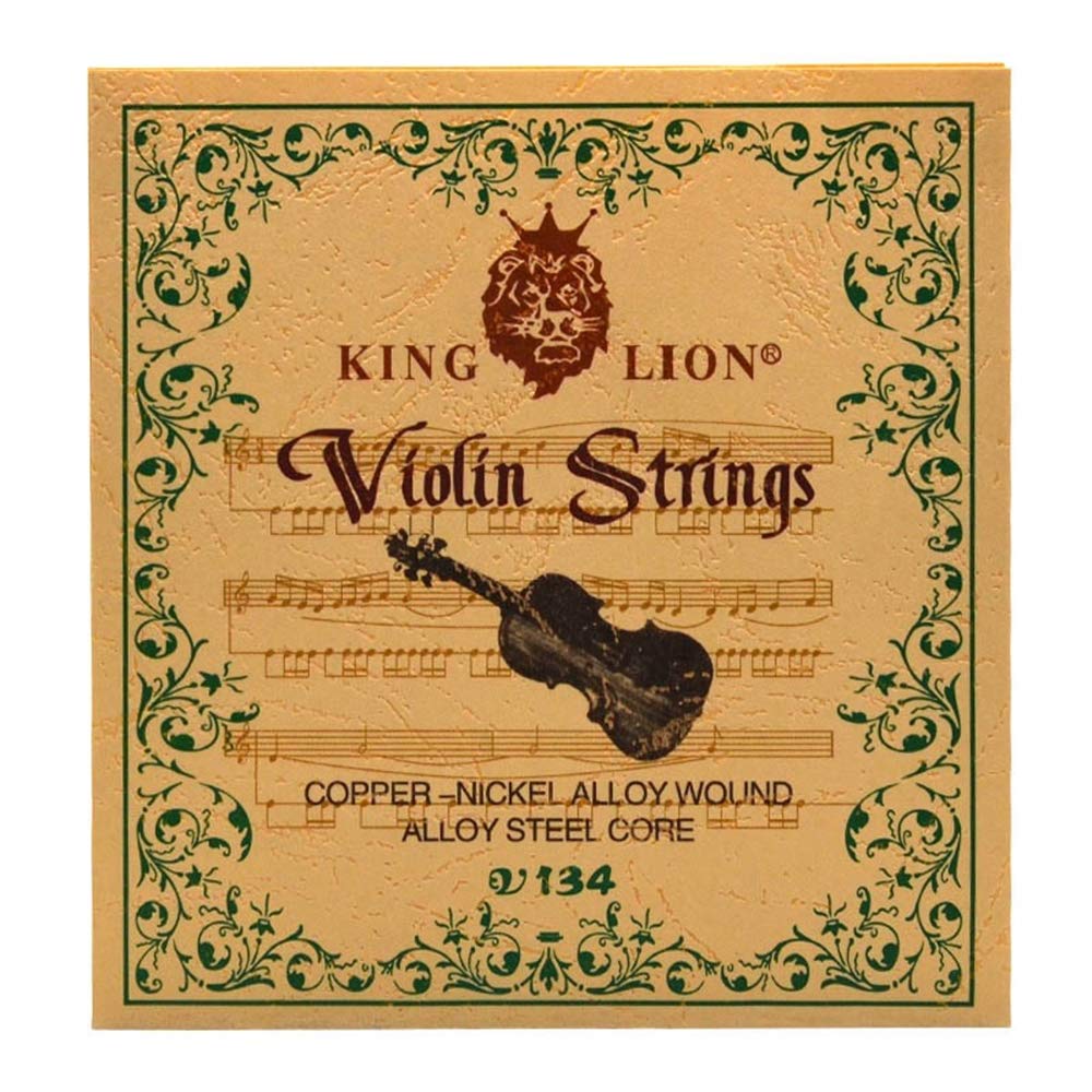 Fansjoy Violin Strings Full Set(G-D-A-E), Universal Steel Strings for 4/4 3/4 Si