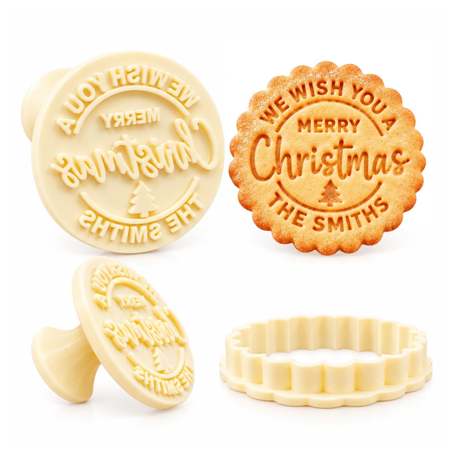 Christmas Cookie Stamps Personalized Cookie Stamps for Baking Cookies | Christma