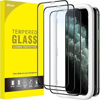 JETech Complete Screen Protector for iPhone 11 Pro/Xs/X, 3 Pieces