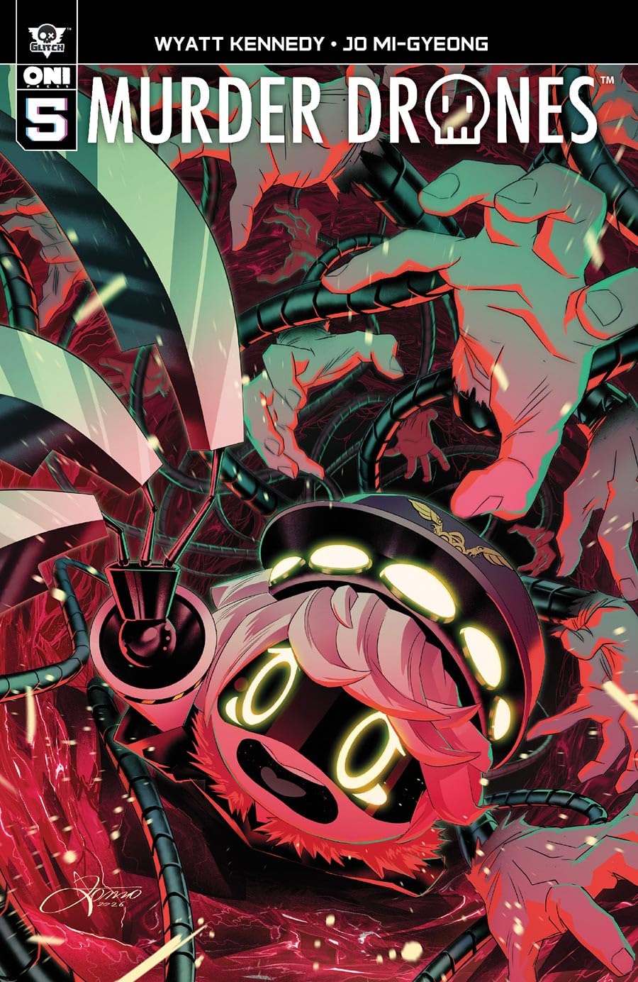 Murder Drones #5A Oni | Comic Book 1st Print Glitch