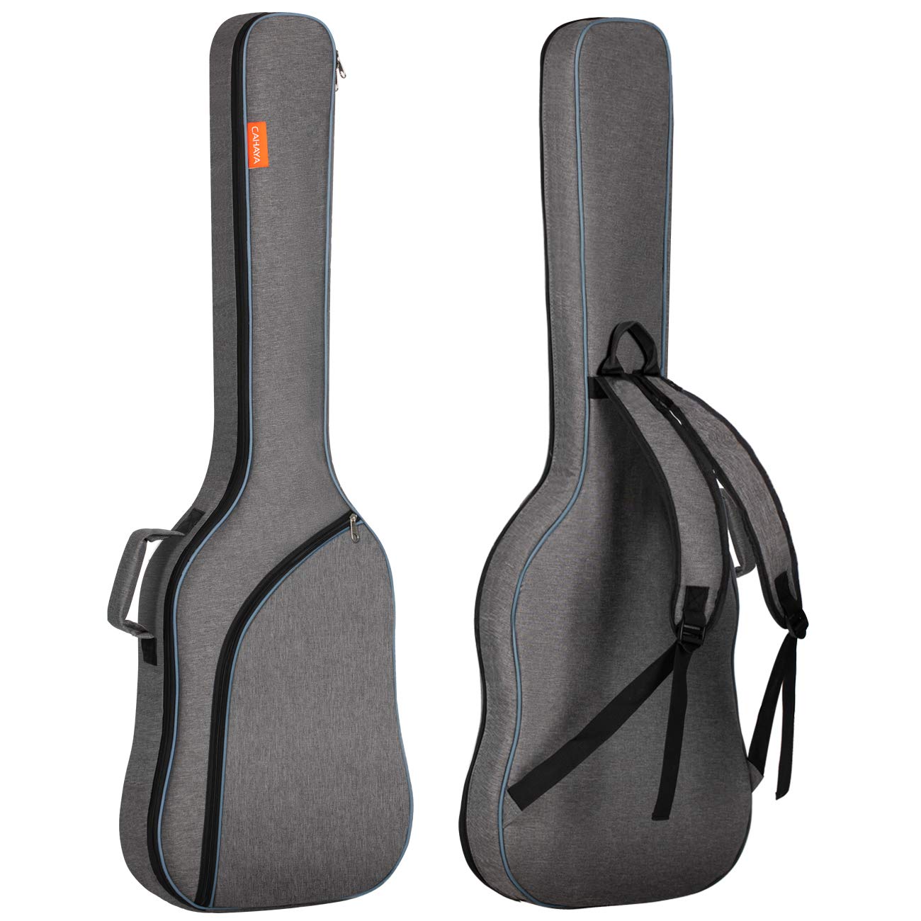 CAHAYA Electric Bass Cass Guitar Bag Gig Bag Backpack Padded Soft Case 8mm Paddi