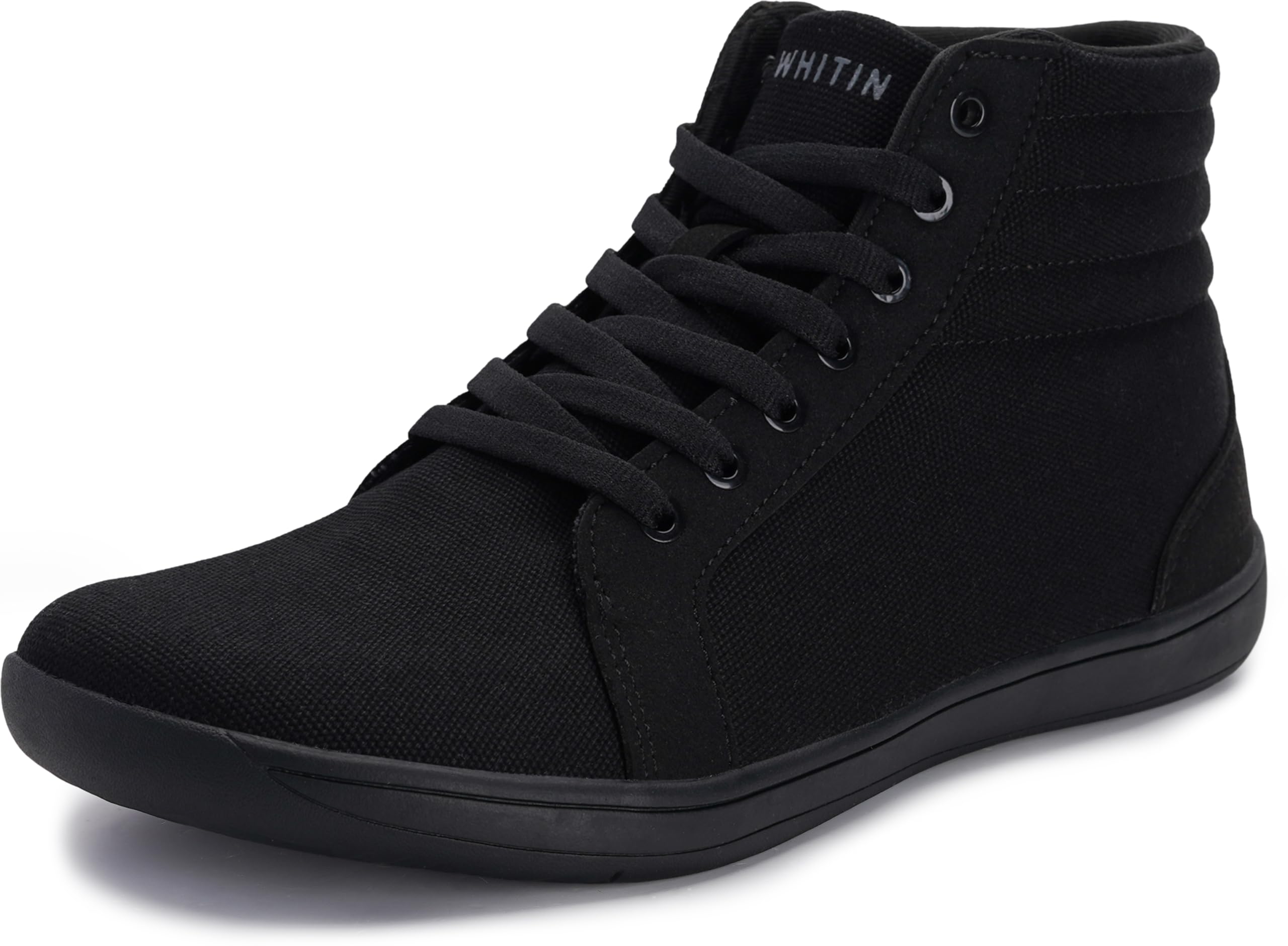 WHITIN Unisex Barefoot Shoes, High Top Trainers with Wide Toe Box