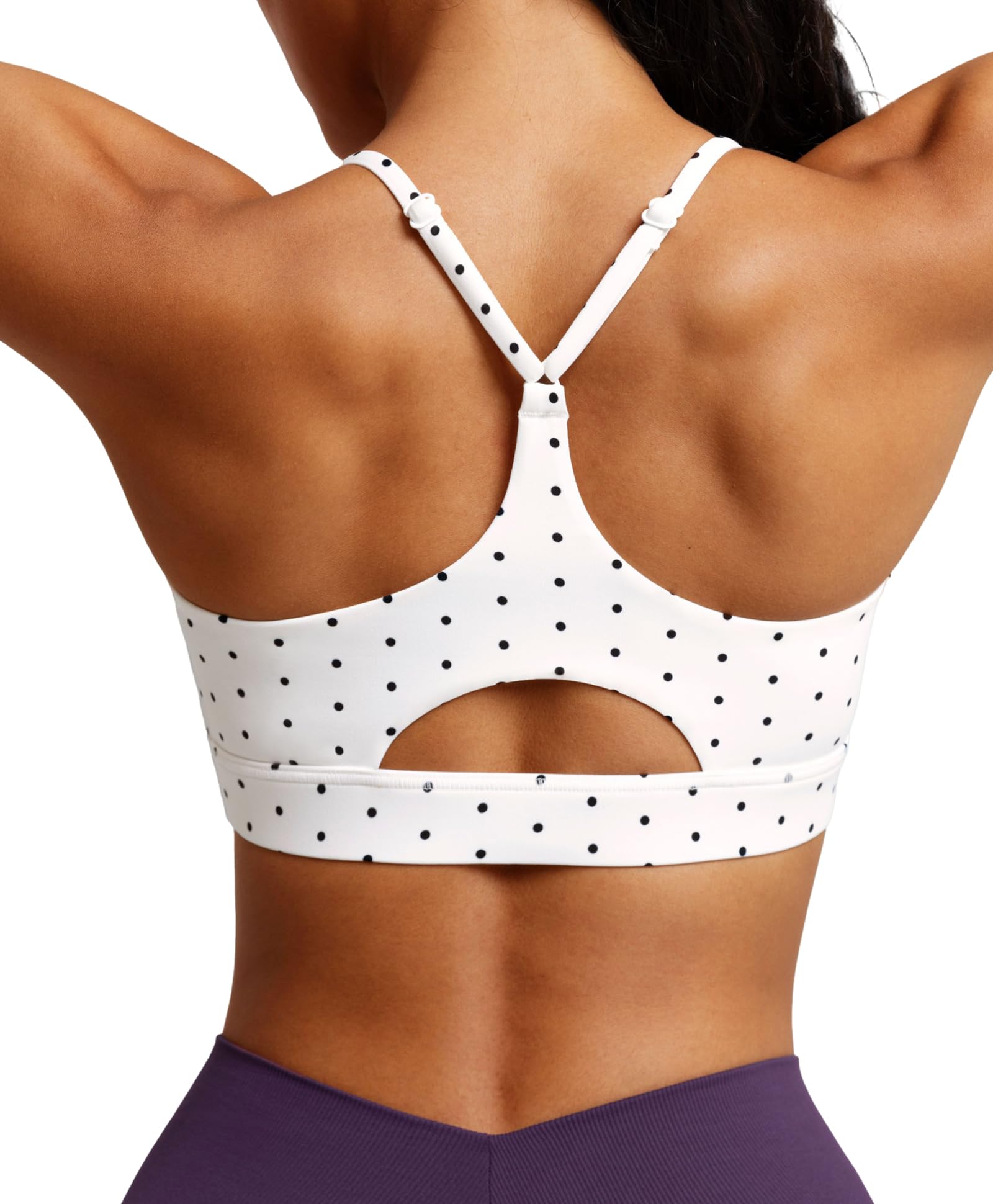 BRXL Sports Bras with Sewn in Pads Y Back Adjustable Straps Comfy Bra