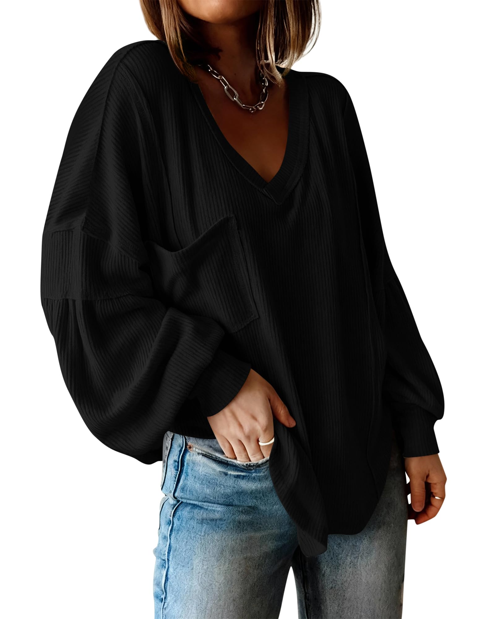 BTFBM Camicette a Maniche Lunghe da Donna alla Moda Autunno 2025 Casual con Scol