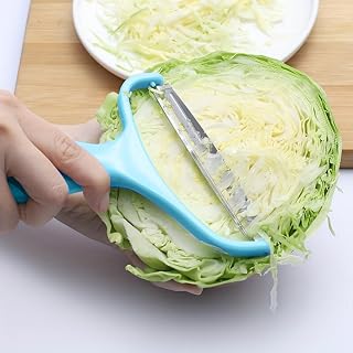 Stainless Steel Vegetable Peeler - Multifunctional Kitchen Peeler for Fruits and Vegetables - Perfect Call Slow Maker and Shredder Tool (Blue)