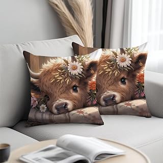 cute western cow pillow covers 18x18 set of 2 cow print pillow covers western modern items decorative couch covers couch protectors