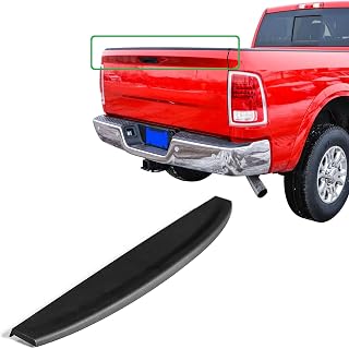 olltoz Rear Tailgate Molding Cap Spoiler Replacement Compatible with Dodge RAM 1500 2009-2017, 2500 3500 2010-2017 Tail Gate Protector CH1909100 55372052AH 55372052AF 55372052AG