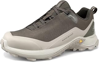 HUMTTO Zapatos de Senderismo Impermeables para Hombre, Ligeros, Transpirables, Antideslizantes, para Senderismo