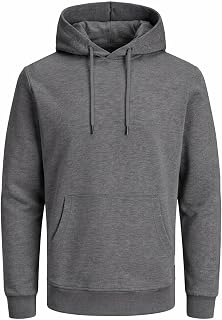JACK & JONES Men's Jjebasic Noos Sweat Hood Sweatshirt