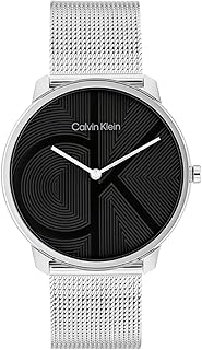 Calvin Klein Analogue Quartz Watch for Men and Women ICONIC Collection Available with Either a Link Stainless Steel Bracelet or a Mesh One