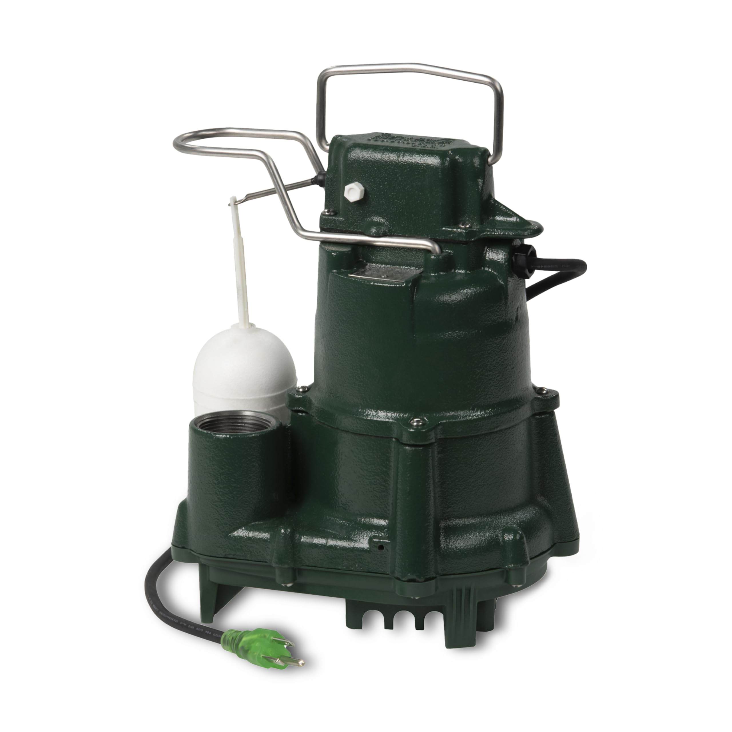Zoeller M98 Flow-Mate Sump Pump - 1/2 HP - Cast Iron - LED Power Plug - High Flo
