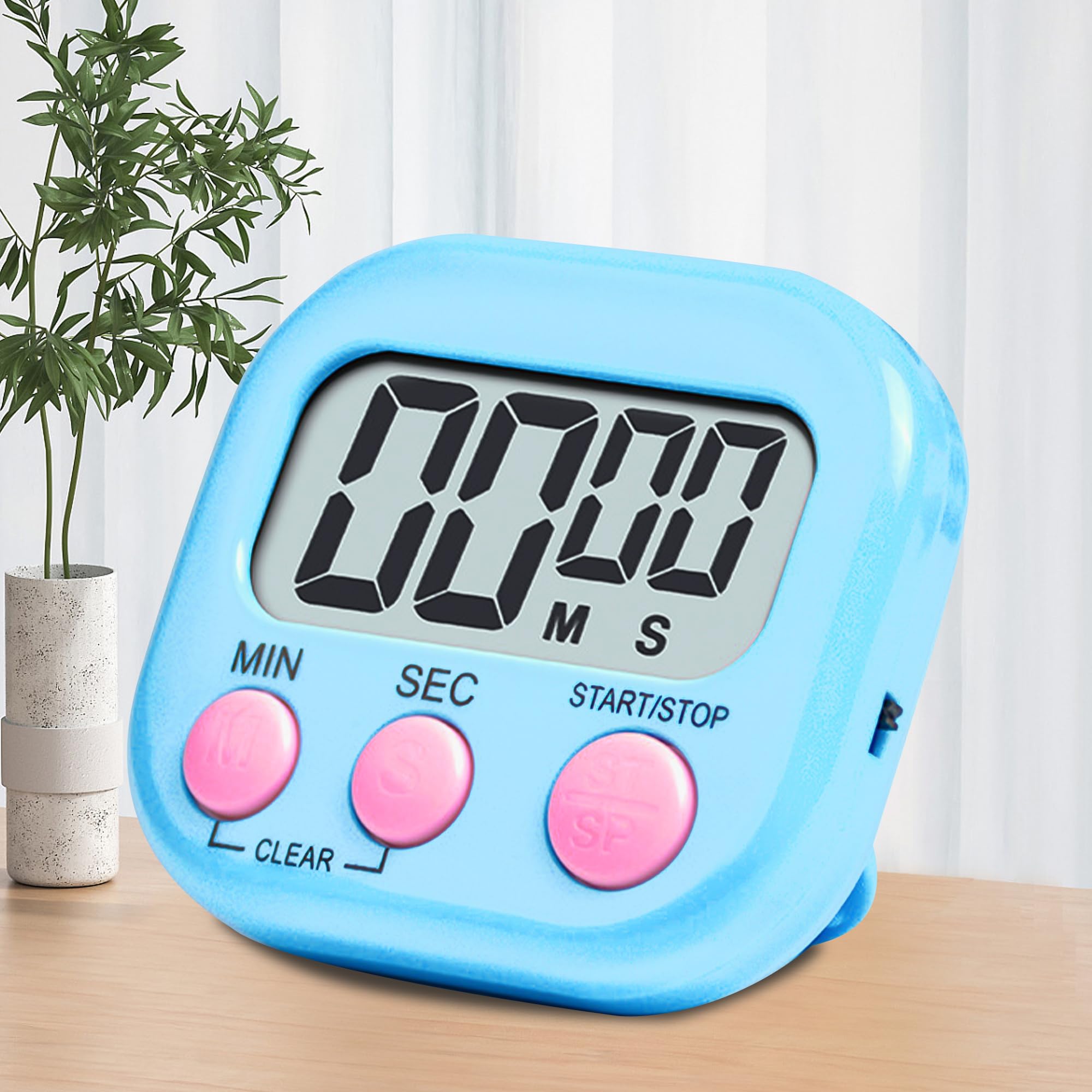 Blue Visual Timer - Kids Digital Timer, Kindergarten Classroom Essentials, Home 