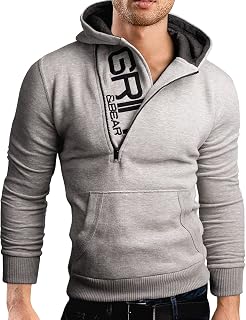 Grin&Bear Slim Fit Halfzip Hoodie GEC401