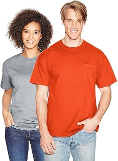 Hanes 5190 Beefy Pocket Short Sleeve T-Shirt