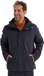 Killtec Xenios Men's Rain Jacket with Zip Hood