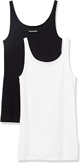 Amazon Essentials Women's Slim Fit Strappy Tank Top 2 Pack