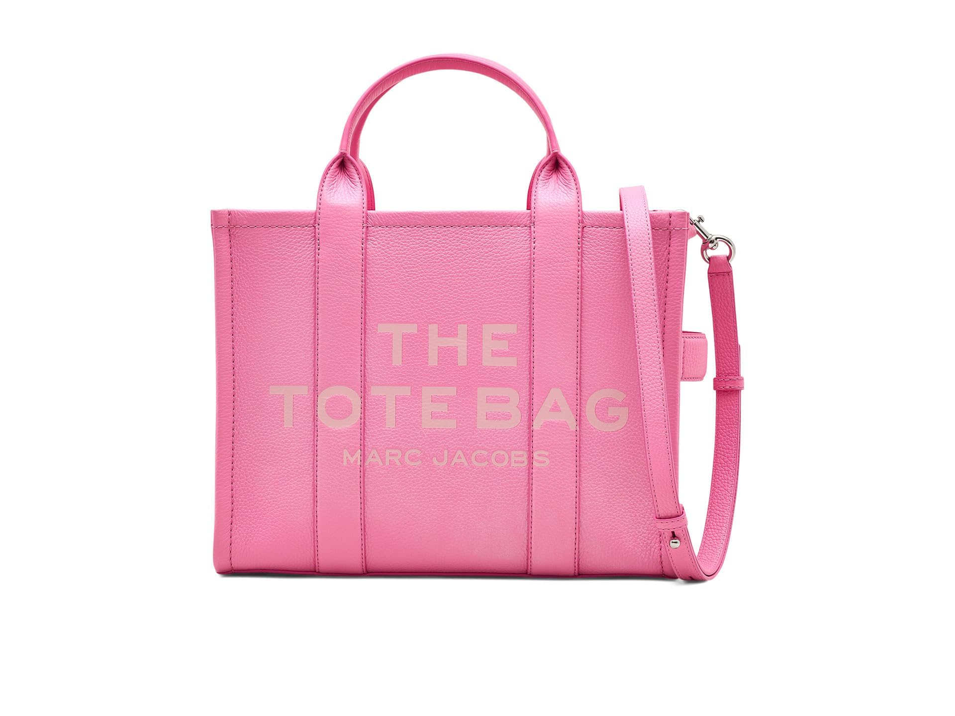 Marc Jacobs The Leather Medium Tote Bag Petal Pink One Size