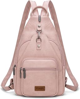 Montana West Wrangler Convertible Backpack Bag for Women Fashion Crossbody Bags with Adjustable Sling Backpack One Shoulder Backpack for Hiking Travel