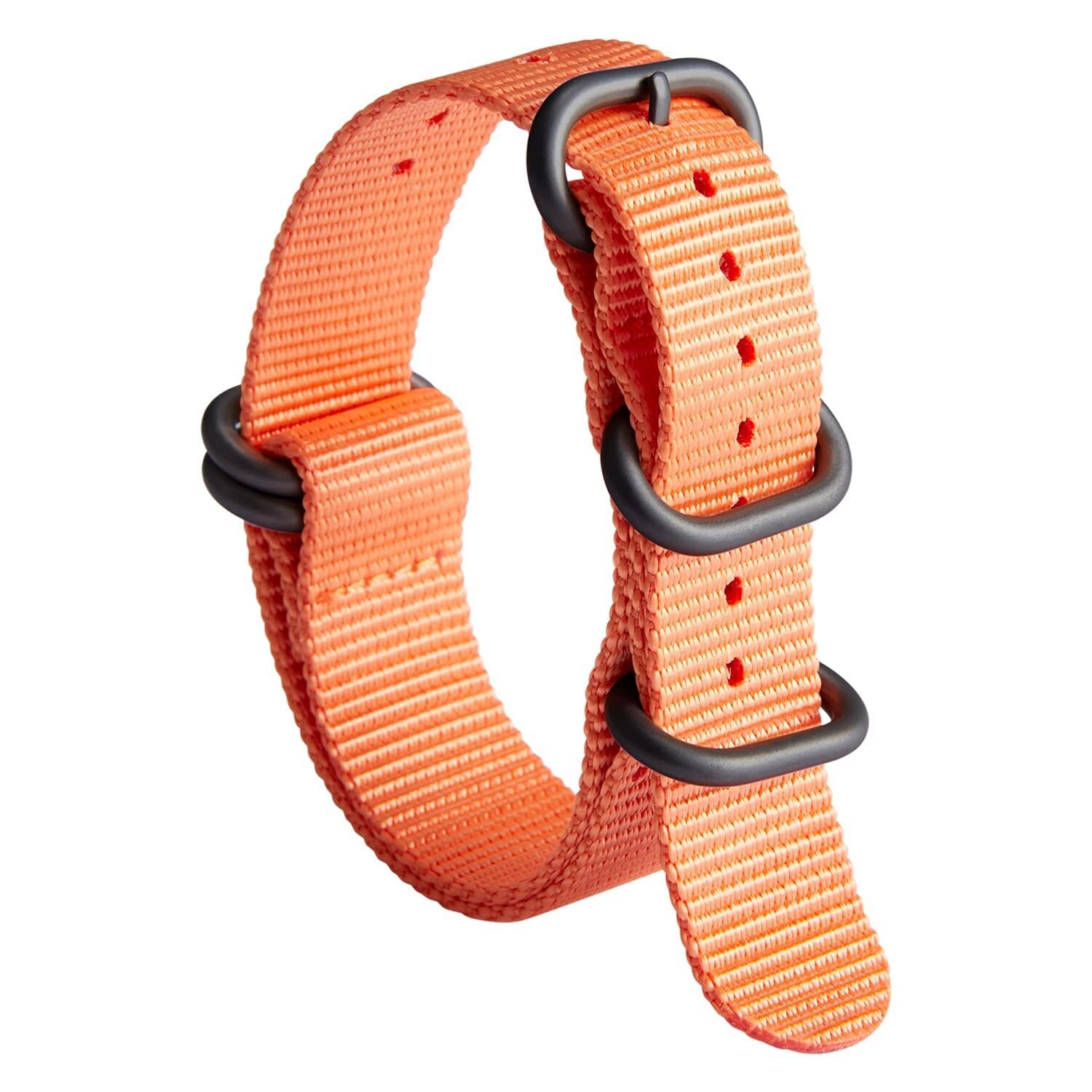 BINLUN Nylon Watch Strap 18/19/20/21/22/23/24mm Premium Ballistic Multicolor Wat