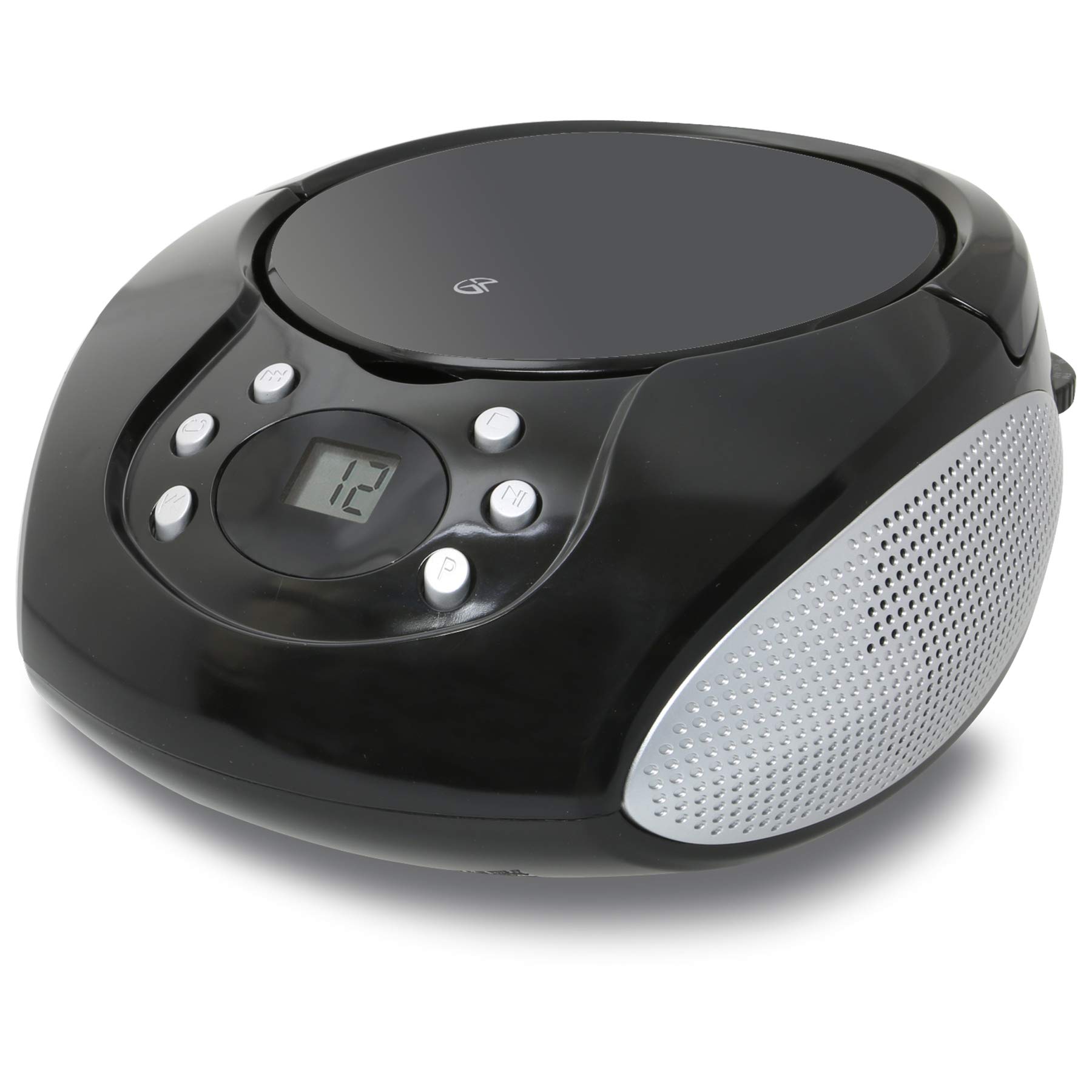 GPX Portable CD Boombox with AM/FM Radio, Stereo Speakers & AUX Input | Top-Load