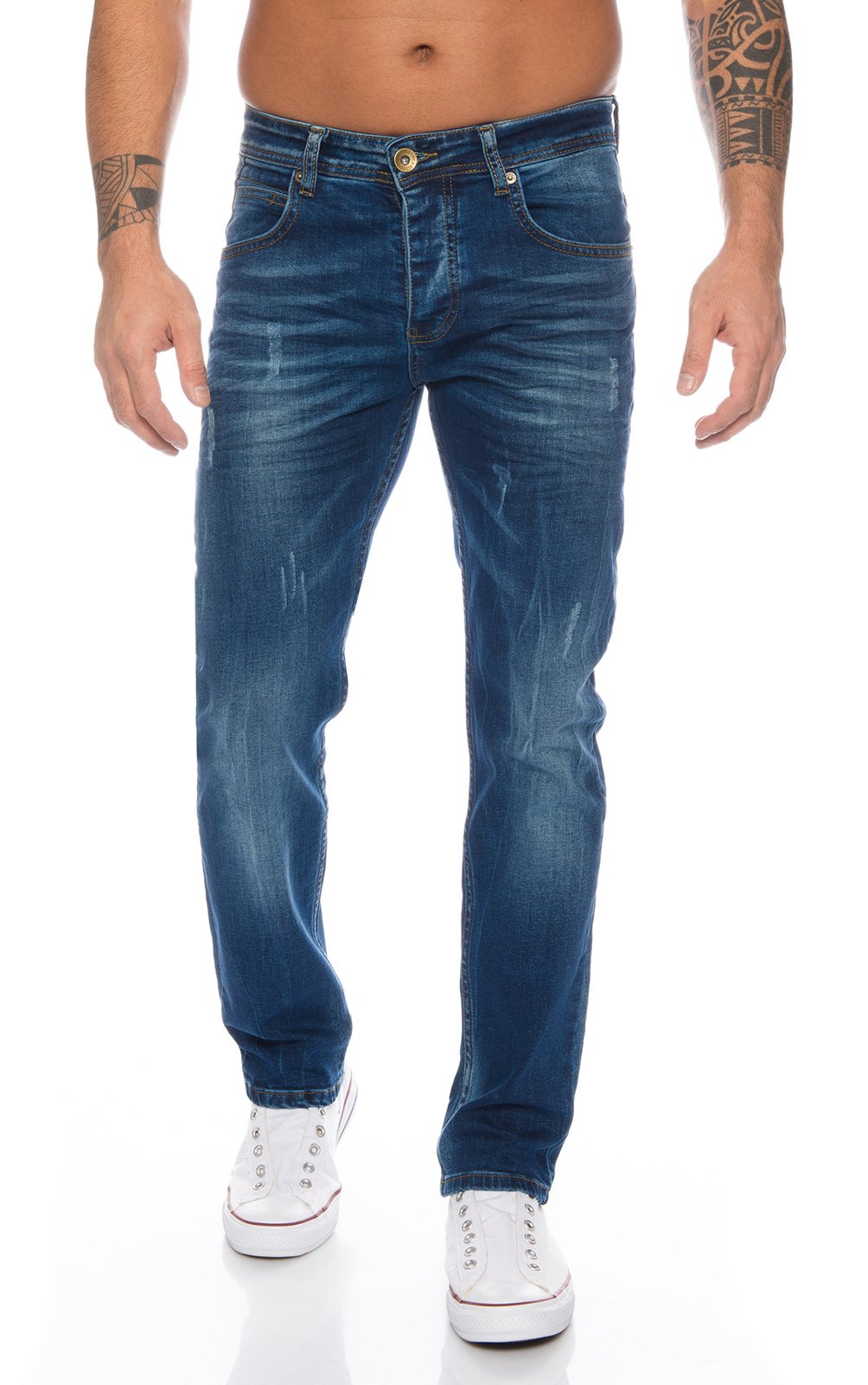 ROCK CREEK Men's Jeans Regular Fit Trousers M2