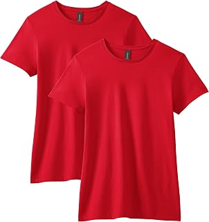 Gildan Women's Softstyle Cotton T-shirt, Style G64000L, Multipack
