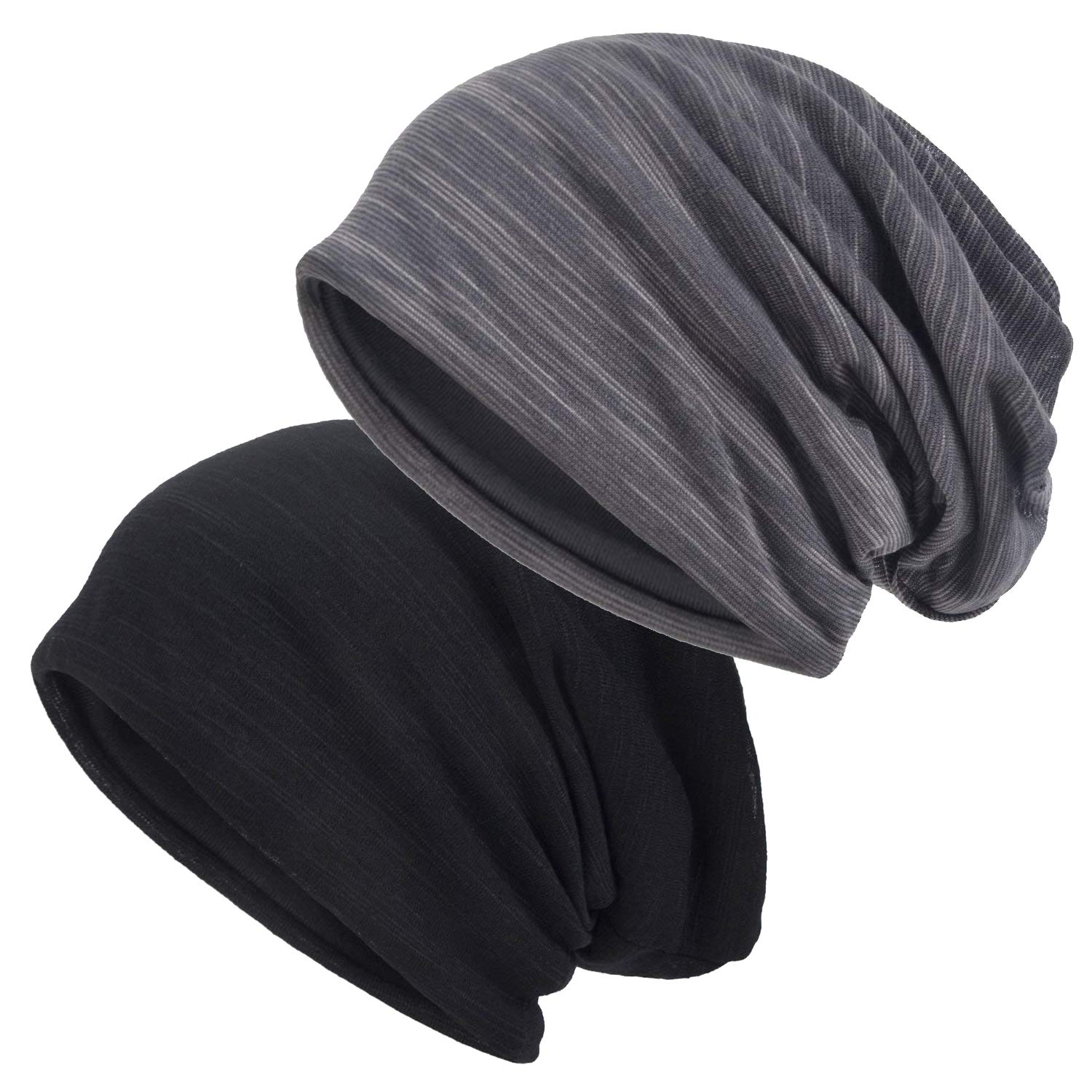 EINSKEY Slouchy Beanie for Men Women, Cotton Multipurpose Daily Headwear | Light