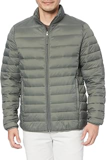 Amazon Essentials メンズ 軽量 防水 パッカブル パファージャケット