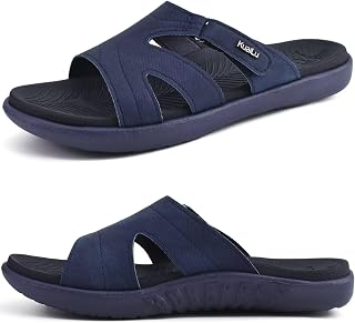 KuaiLu Women's Summer Thong Foam Yoga Flat Sandals Cushioned Sandals Beach and Pool Shoes